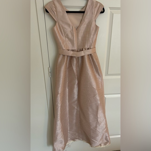 Pearl pink, size 2 Alfred Sung gown - Picture 2 of 2